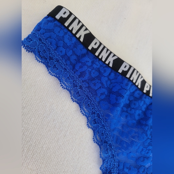 PINK Lace Thong Panty Set - Picture 7 of 12